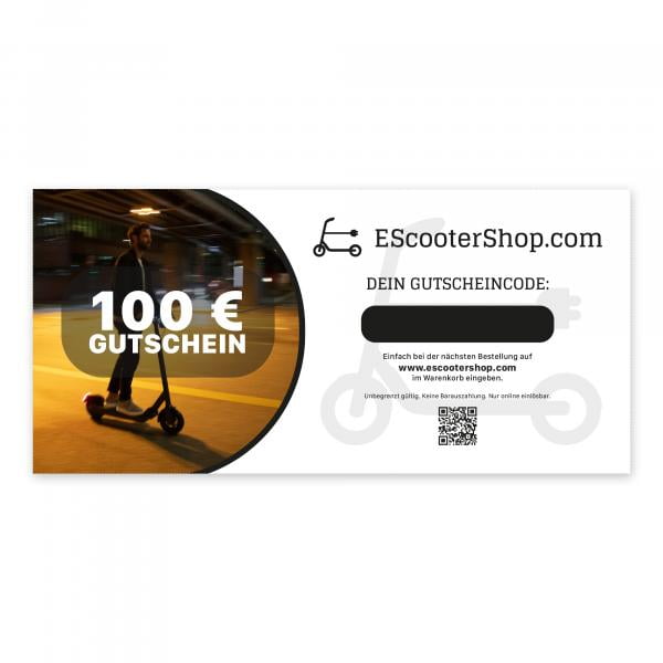 EScooterShop - 100 Euro Gutschein